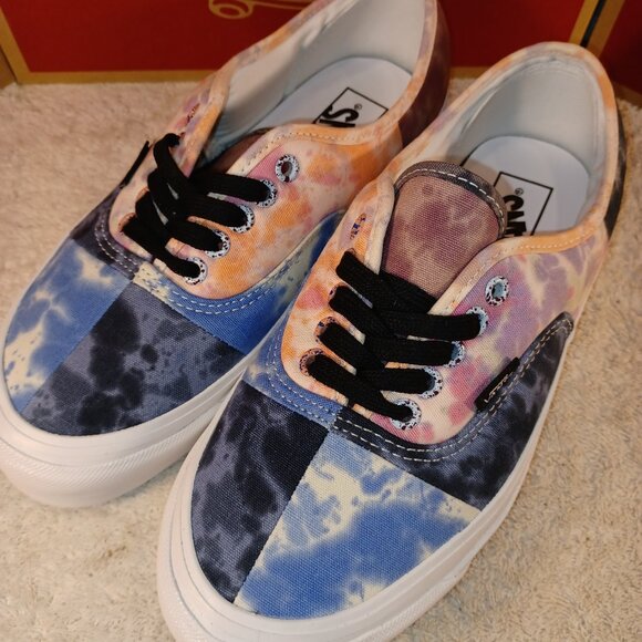 Vans Men's 7/Women's 8.5 Authentic 44 DX Tie Dye patchwork VN0A54F9AXJ - Picture 5 of 13